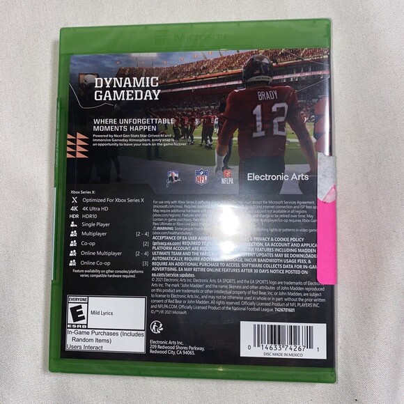 new XBOX MADDEN NFL 22 Series X Microsoft EA Sports game sealed - Picture 2 of 7